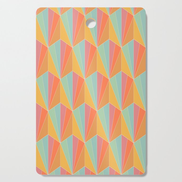 Gisela Color Block Pattern II Cutting Board Gallery Image 1