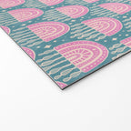 Little Rainbows - orchid and blue Welcome Mat Gallery Image 2