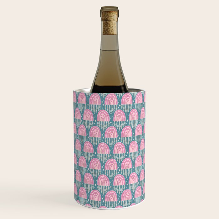 Little Rainbows - orchid and blue Wine Chiller Gallery Image 2