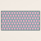 Little Rainbows - orchid and blue Desk Mat Gallery Image 3