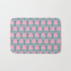 Little Rainbows - orchid and blue Bath Mat Gallery Image 1