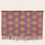 Boho Summer Sun Pattern VI Purple and Orange Wall Hanging Gallery Image 1