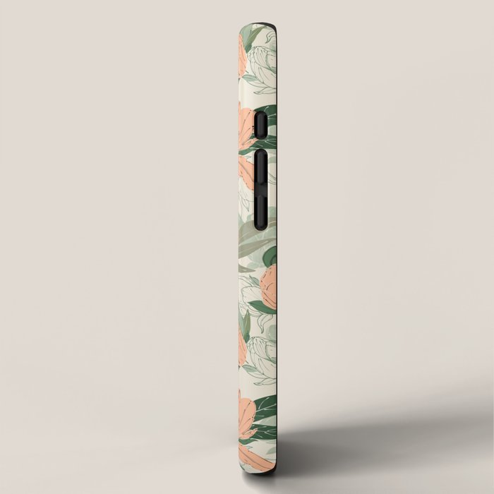 Big floral blossoms MF-24 iPhone Case Gallery Image 2