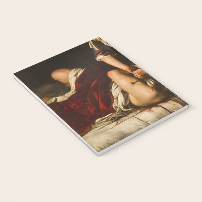 Judith Slaying Holofernes by Artemisia Gentileschi Notebook Gallery Image 3