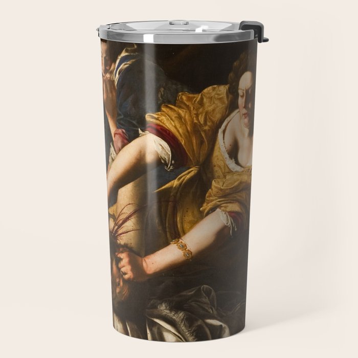 Judith Slaying Holofernes by Artemisia Gentileschi Travel Mug Gallery Image 2