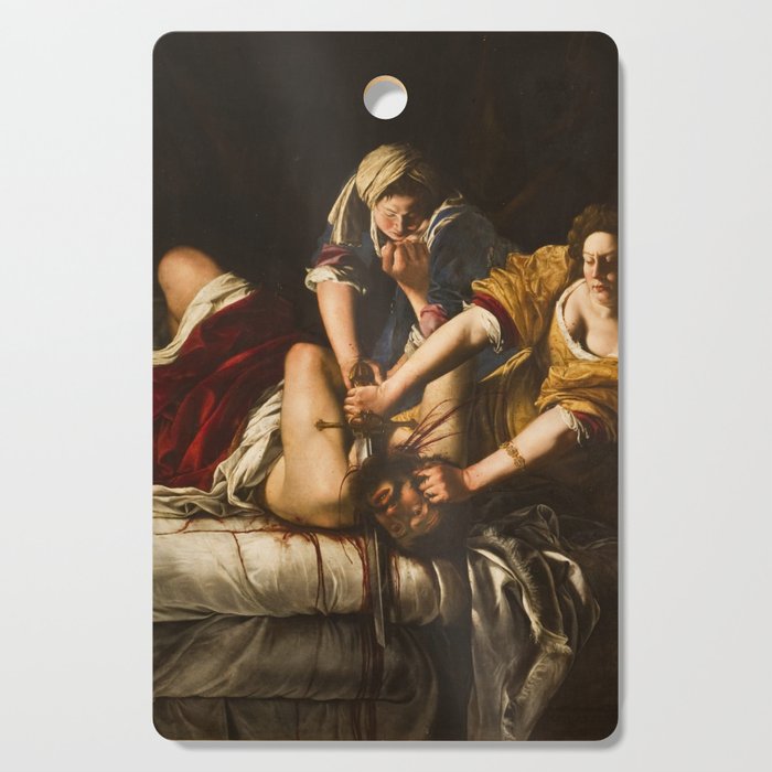 Judith Slaying Holofernes by Artemisia Gentileschi Cutting Board Gallery Image 1