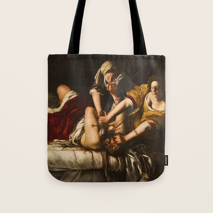 Judith Slaying Holofernes by Artemisia Gentileschi Tote Bag Gallery Image 1
