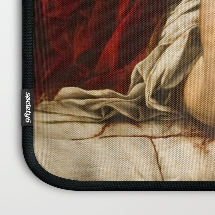 Judith Slaying Holofernes by Artemisia Gentileschi Laptop Sleeve Gallery Image 3