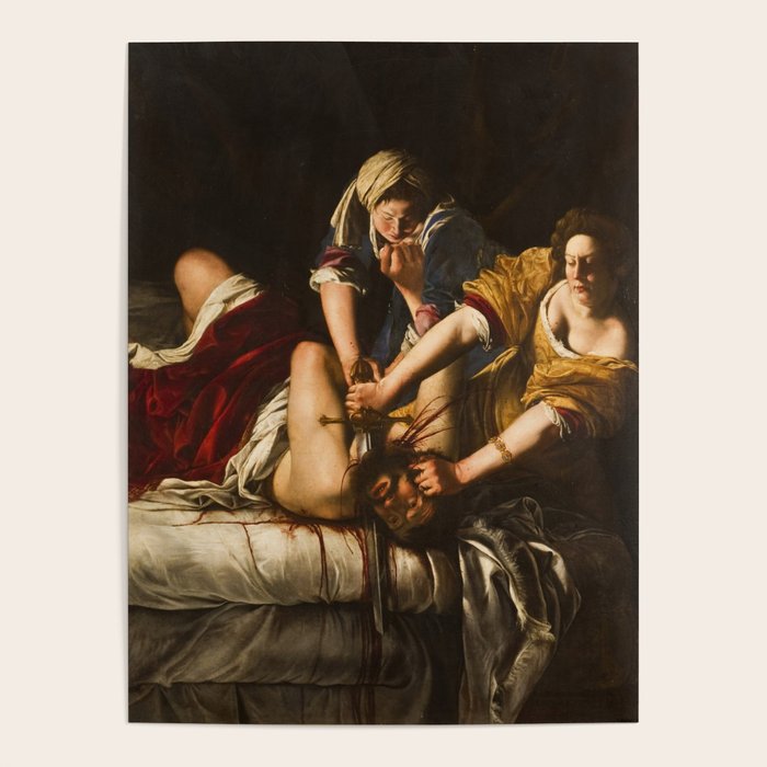Judith Slaying Holofernes by Artemisia Gentileschi Poster Gallery Image 4