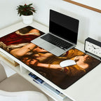 Judith Slaying Holofernes by Artemisia Gentileschi Desk Mat Gallery Image 2