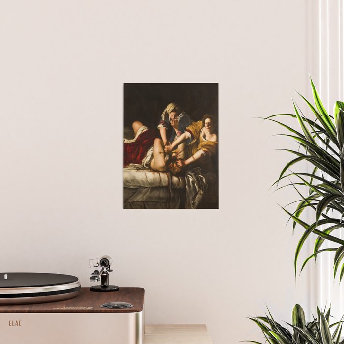Judith Slaying Holofernes by Artemisia Gentileschi Poster Gallery Image 2