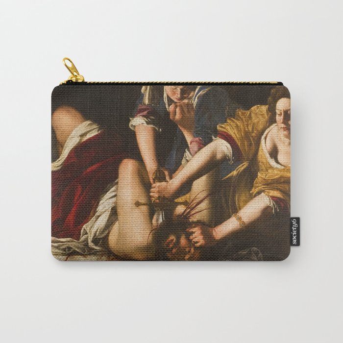 Judith Slaying Holofernes by Artemisia Gentileschi Carry All Pouch Gallery Image 1