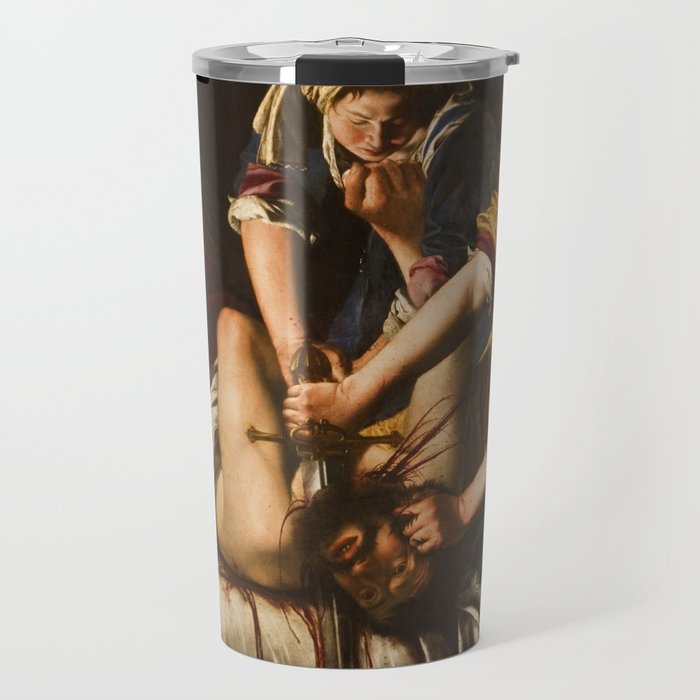 Judith Slaying Holofernes by Artemisia Gentileschi Travel Mug Gallery Image 1
