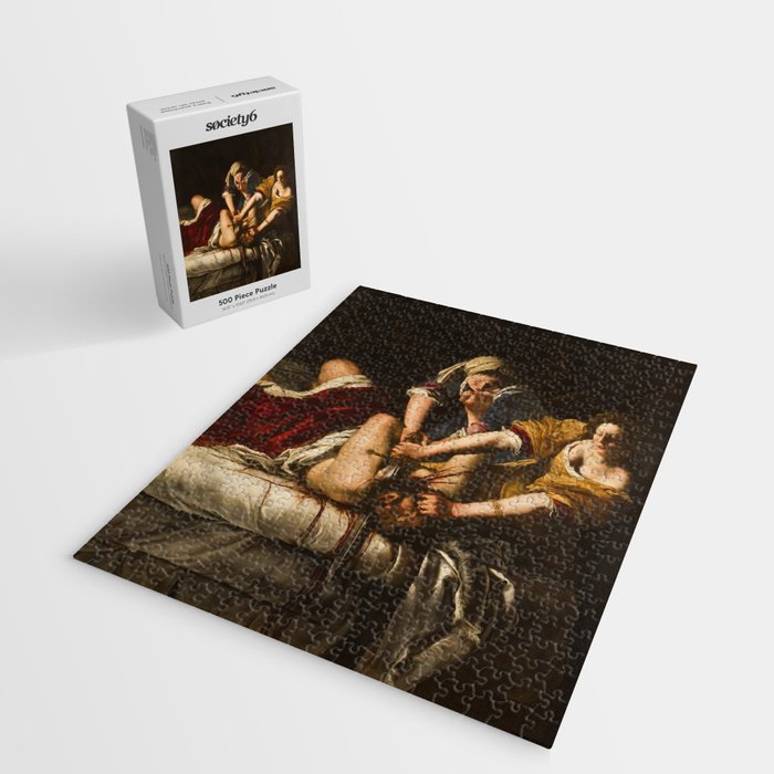 Judith Slaying Holofernes by Artemisia Gentileschi Jigsaw Puzzle Gallery Image 2