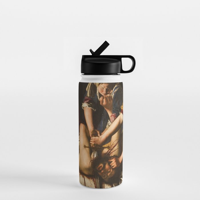 Judith Slaying Holofernes by Artemisia Gentileschi Water Bottle Gallery Image 1