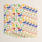 Colorful Veggie Pattern Wrapping Paper Gallery Image 3