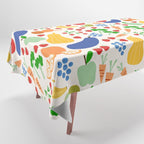 Colorful Veggie Pattern Tablecloth Gallery Image 1