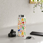 Colorful Veggie Pattern Water Bottle Gallery Image 4