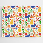 Colorful Veggie Pattern Jigsaw Puzzle Gallery Image 1