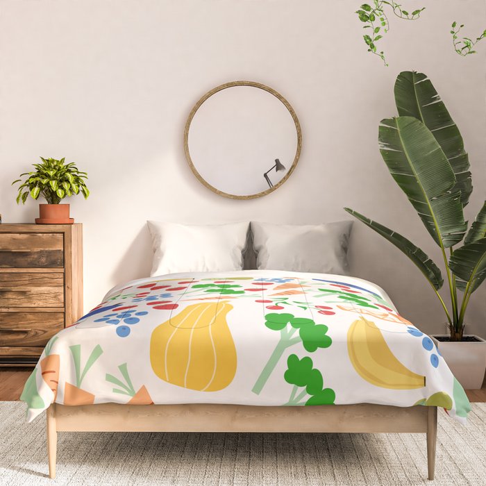 Colorful Veggie Pattern Comforter Gallery Image 3