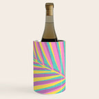 Pink Tropical Palm Leaf Wine Chiller Gallery Image 1