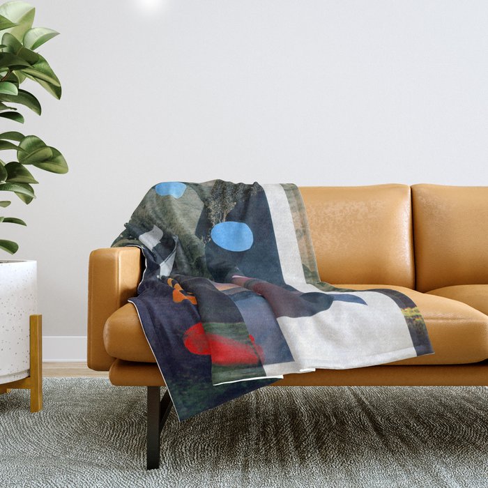 Composition 762 Throw Blanket Gallery Image 1
