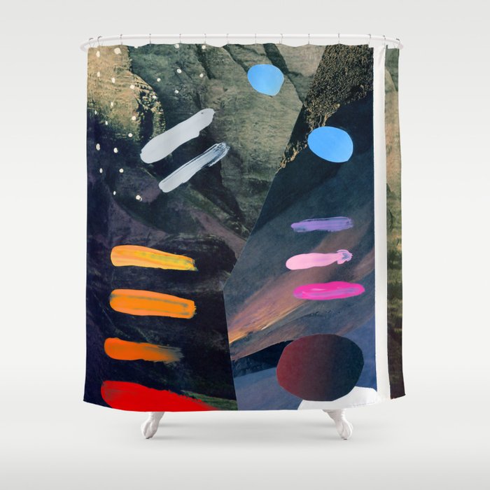 Composition 762 Shower Curtain Gallery Image 1