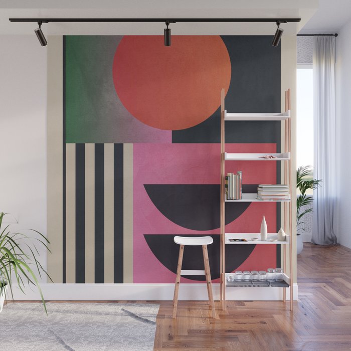 Geometric Abstraction 54 Wall Mural Gallery Image 1