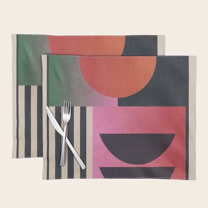 Geometric Abstraction 54 Placemat Gallery Image 1