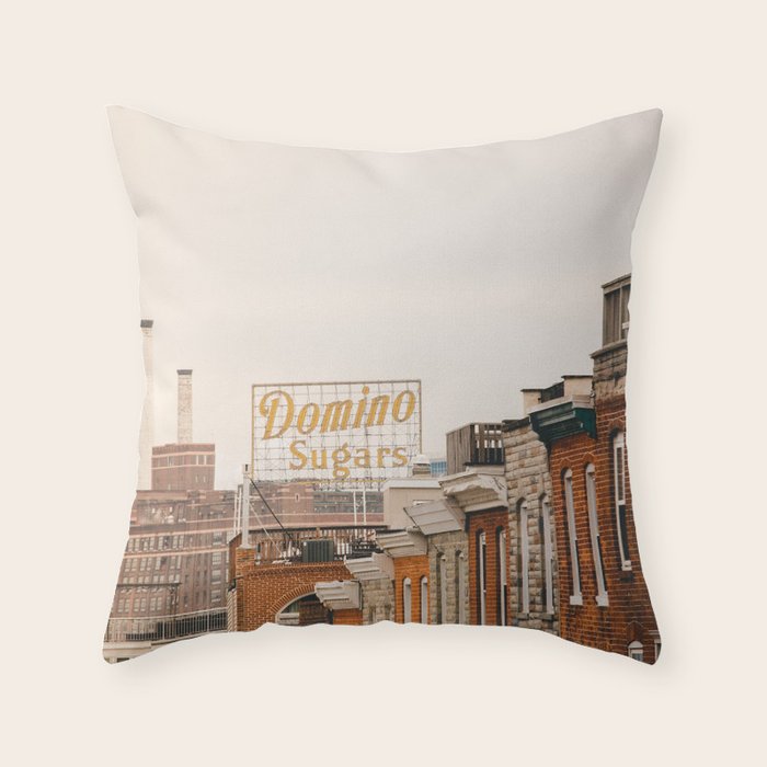 Domino Sugar - Baltimore Throw Pillow Gallery Image 6