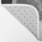 Full Moon print black-white photograph new lunar eclipse poster bedroom home wall decor Bath Mat Gallery Image 2