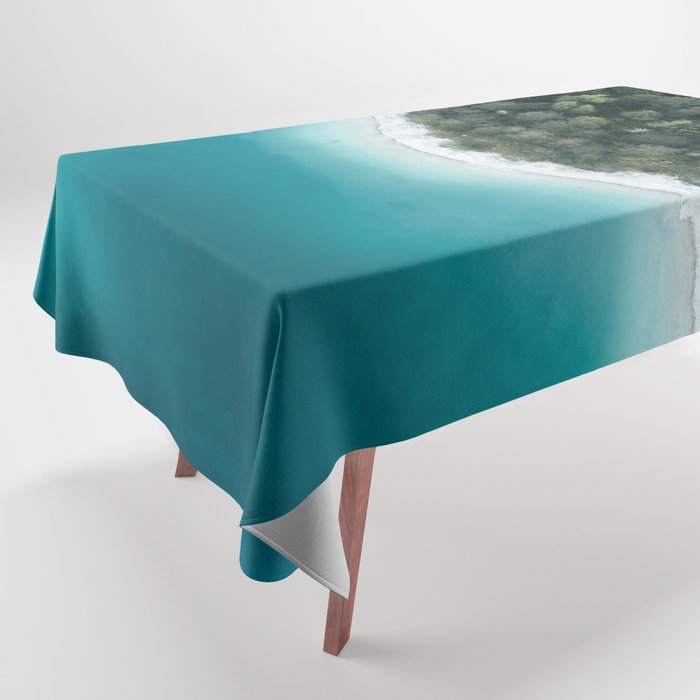 Green and Blue Symmetry - Landscape Photography Tablecloth Gallery Image 1