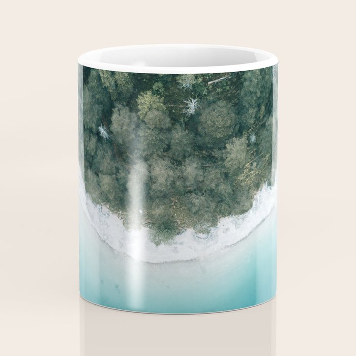 Green and Blue Symmetry - Landscape Photography Coffee Mug Gallery Image 4