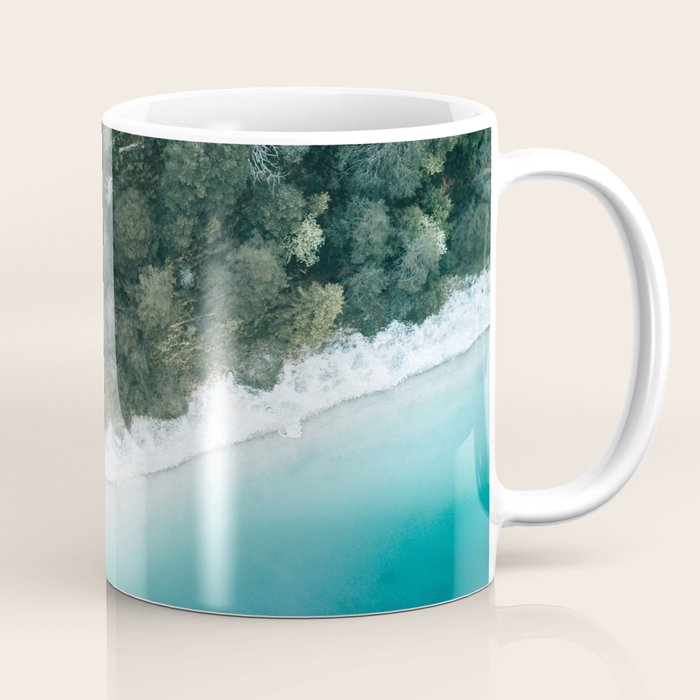 Green and Blue Symmetry - Landscape Photography Coffee Mug Gallery Image 1