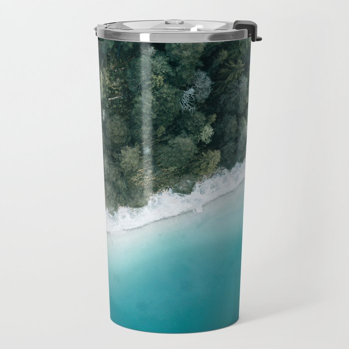 Green and Blue Symmetry - Landscape Photography Travel Mug Gallery Image 2