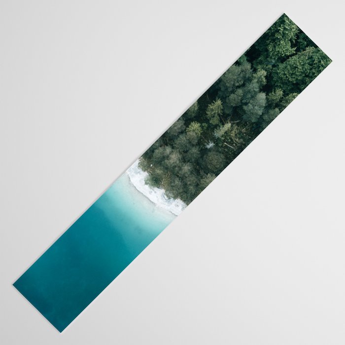Green and Blue Symmetry - Landscape Photography Table Runner Gallery Image 3