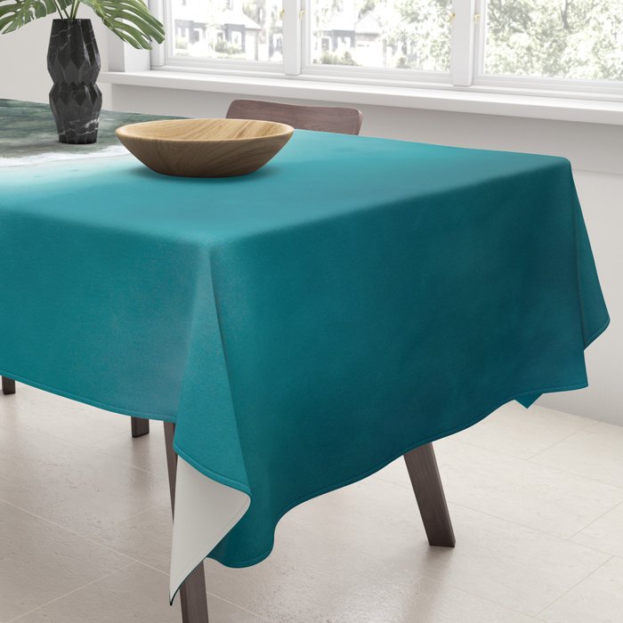 Green and Blue Symmetry - Landscape Photography Tablecloth Gallery Image 3