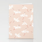 Crane Dance Stationery Card Gallery Image 2