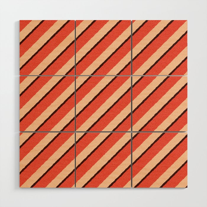 STRIPES - 003 - e Wood Wall Art Gallery Image 1