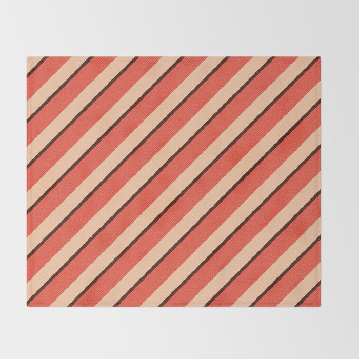 STRIPES - 003 - e Throw Blanket Gallery Image 2