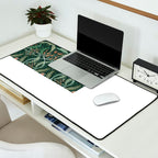 Woodland soil Morris style emerald Desk Mat Gallery Image 2