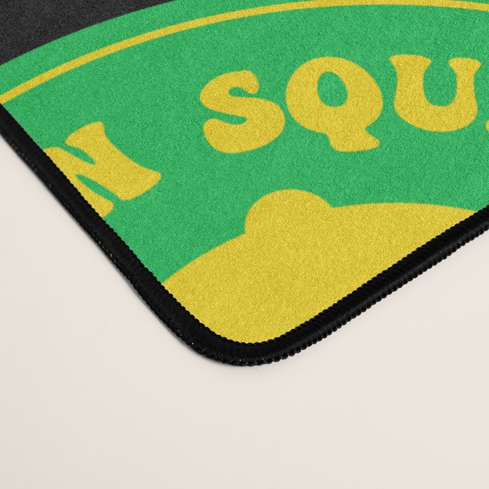 Retro cartoon sticker label pattern Desk Mat Gallery Image 4