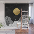 Moon and Stars Wall Mural Gallery Image 1