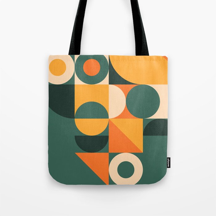 Modern Geometric 86D Tote Bag Gallery Image 1