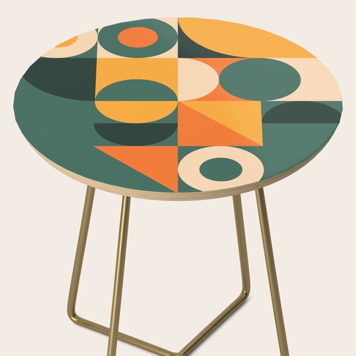 Modern Geometric 86D Side Table Gallery Image 2