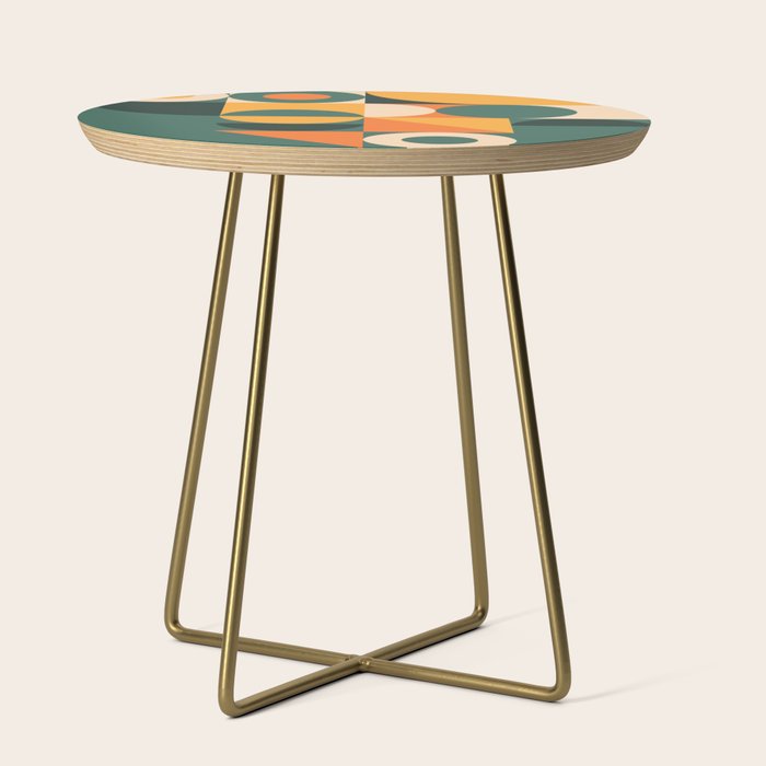 Modern Geometric 86D Side Table Gallery Image 1
