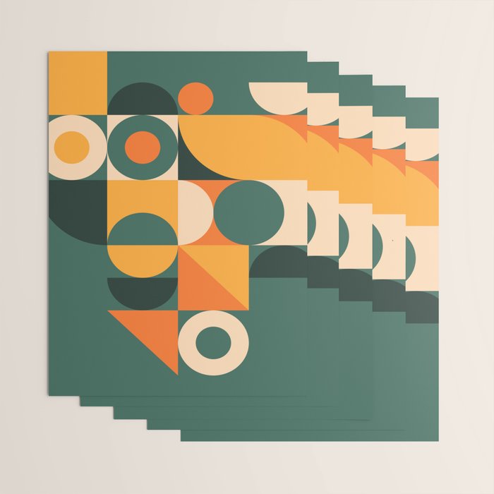 Modern Geometric 86D Wrapping Paper Gallery Image 3