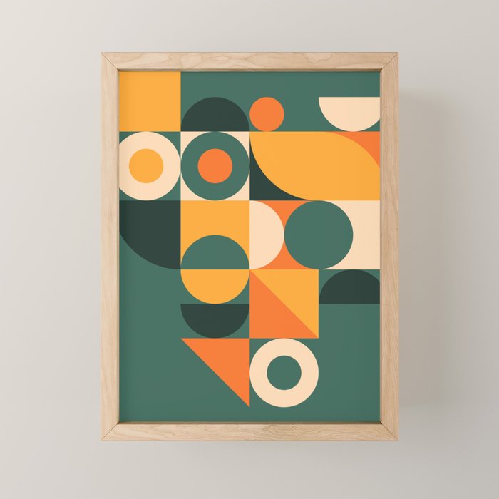Modern Geometric 86D Mini Art Print Gallery Image 1