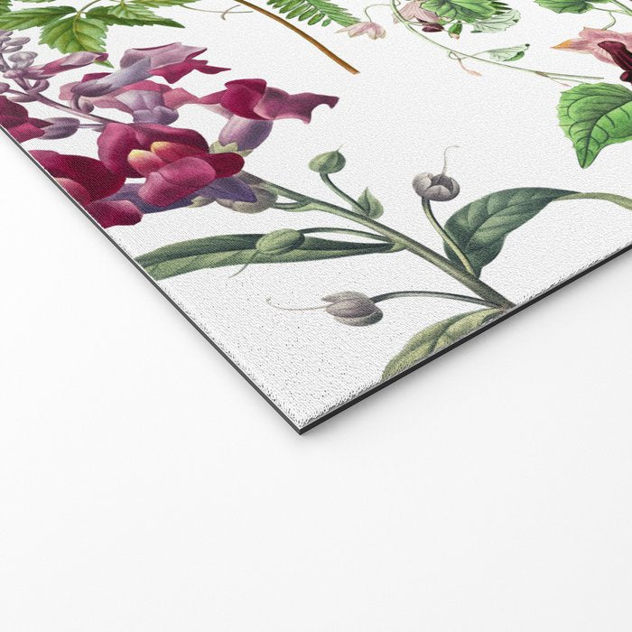 Marvelling In Mauve Botanical Illustration Welcome Mat Gallery Image 2