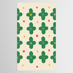 Green Flowers Tablecloth Gallery Image 2